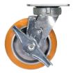 Caster, 6 X 2 Premium Heavy Duty Polyurethane, Swiv W/Brk