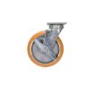 Caster, 8 X 2 Premium Heavy Duty Polyurethane, Swiv W/Brk