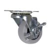 Caster, 2X4/5 Tpr, Swivel W/Brake