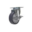 Caster, 4X1-1/4 Tpr, Swivel W/Brake