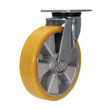 Caster, 8X2 Poly, Swivel, P/N: CST-ALEH-8X2EX-S Caster, 8X2 Poly, Swivel