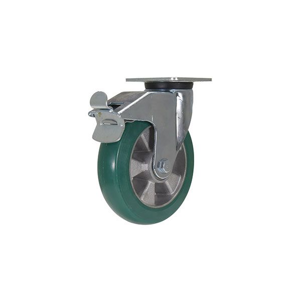 Caster, 8X2 Poly, Swivel W/Total Brake