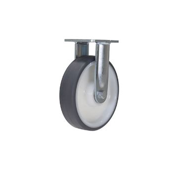 Caster, 8X2 Poly, Rigid, P/N: CST-ALEH-8X2TPU-R Caster, 8X2 Poly, Rigid