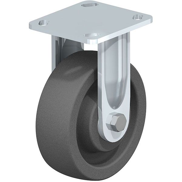 Caster, 6X2 Nylon, Rigid