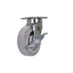 Caster, 6 X 2 Duratek Tpr, Swivel W/Brake