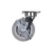 Caster, 6 X 2 Duratek Tpr, Swivel W/Brake