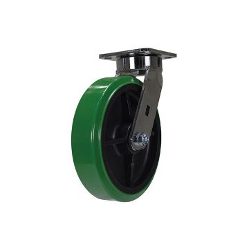 Caster, 8 X 2 Sirius Pu, Swivel, P/N: CST-FC47-8X2SI-S Caster, 8 X 2 Sirius Pu, Swivel