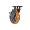 Caster, 8 X 2 Sirius Pu, Swivel W/Brake