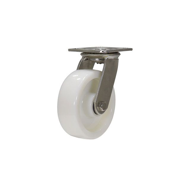 Caster, 6X2 Nylon/Stainless Steel, Swivel