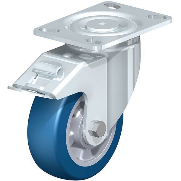 Caster, 6X2 Poly, Swivel W/Total Brake