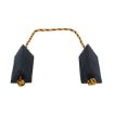 Rubber Airline Wheel Chock 5 In. x 10 In. Black