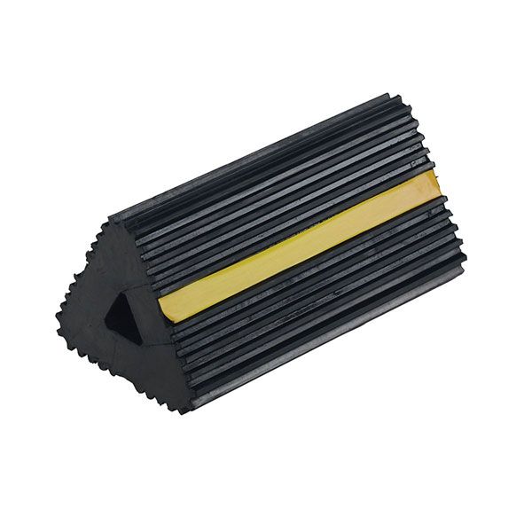 Extruded Rubber Wheel Chock 6.5X12X5.75