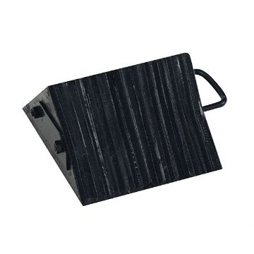 Laminated Rubber Wheel Chock 10X10X5.5, P/N: LWC-14 Laminated Rubber Wheel Chock 10X10X5.5