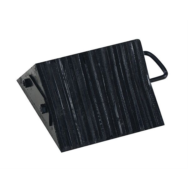 Laminated Rubber Wheel Chock 10X10X5.5
