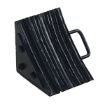 Rubber Wheel Chock Laminated - 8" H
