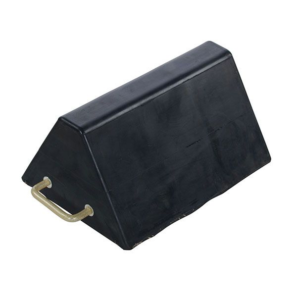 Jumbo Molded Rubber Chock - 12" X 16" X 8"