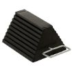 Rubber Wheel Chock with Handle - 8" H