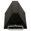 Rubber Wheel Chock with Handle - 8" H