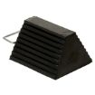 Rubber Wheel Chock with Handle - 8" H