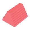 Rubber Wheel Chock with Eye Bolt 9 In. Red