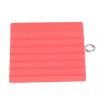 Rubber Wheel Chock with Eye Bolt 9 In. Red
