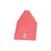 Rubber Wheel Chock with Eye Bolt 9 In. Red