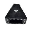 Rubber Wheel Chock with Serrated Bottom 8"