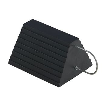 Rubber Wheel Chock w "U" Handle 9", P/N: RWC-9-U Rubber Wheel Chock w "U" Handle 9"