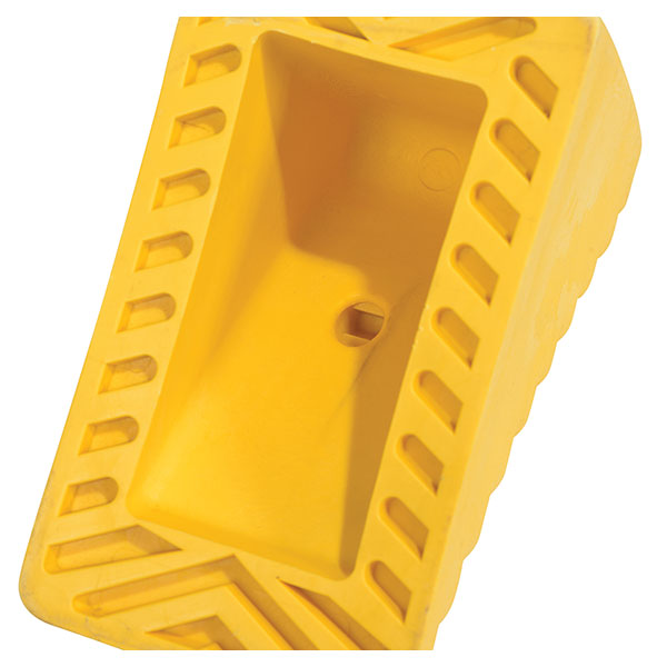 Polyethylene Wheel Chock 8-1/2 In. x 4 In. x 5-7/8 In. 7,000 Lb ...