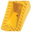 Polyethylene Wheel Chock 8-1/2 In. x 4 In. x 5-7/8 In. 7,000 Lb. Capacity Yellow