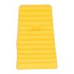 Polyethylene Wheel Chock 5-1/2 In. x 12 In. x 17-1/2 In. 7,000 Lb. Capacity Yellow
