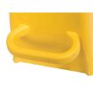 Polyethylene Wheel Chock 5-1/2 In. x 12 In. x 17-1/2 In. 7,000 Lb. Capacity Yellow