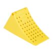 Plastic Large Wheel Chock 18-1/2 In. x 7-1/4 In. x 9 In. Yellow