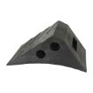Recycled Polypropylene Plastic Wheel Chock 10-1/4 In. x 7-1/2 In. x 7-1/2 In. Black