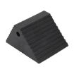 Recycled Plastic Dual Slope Wheel Chock 10-11/16 In. x 9-1/4 In. x 6 In. Black