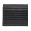 Recycled Plastic Dual Slope Wheel Chock 10-11/16 In. x 9-1/4 In. x 6 In. Black