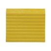 Recycled Plastic Dual Slope Wheel Chock 10-11/16 In. x 9-1/4 In. x 6 In. Yellow