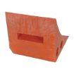 Recycled Polypropylene Plastic Wheel Chock 10-1/4 In. x 7-1/2 In. x 7-1/2 In. Orange