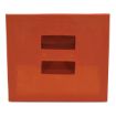 Jumbo Urethane Wheel Chock 14.5X14.5X17