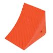 Jumbo Urethane Wheel Chock W/Steel Studs
