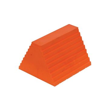 Urethane chock w/ eyebolt - 9.5x8x6 - URWC-8, P/N: URWC-8 Urethane chock w/ eyebolt - 9.5x8x6 - URWC-8