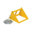 Fabricated Steel Chock to be used with any size tire.