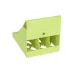 Steel Wheel Chock 11 Fluorescent Yl