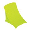 Steel Wheel Chock 9.5 Fluorescent Yl