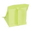 Steel Wheel Chock 9.5 Fluorescent Yl