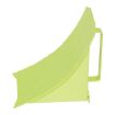 Steel Wheel Chock 9.5 Fluorescent Yl