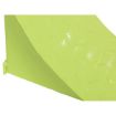 Steel Wheel Chock 9.5 Fluorescent Yl