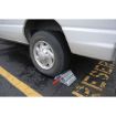 Serrated Steel Chock with handle
