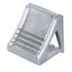 Molded Steel Chock with grip slot.