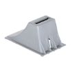 Steel Cast Slope Chock contours to truck wheel.